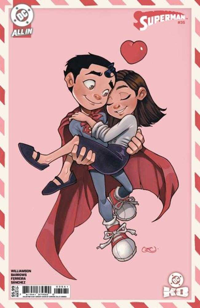 Superman #35 Cover F Chrissie Zullo Valentines Day Card Stock Variant (DC K.O.) (ONLINE ORDER ONLY)