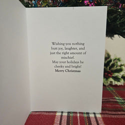 We Wish You Nothing Butt Christmas Card (ONLINE ORDER ONLY)
