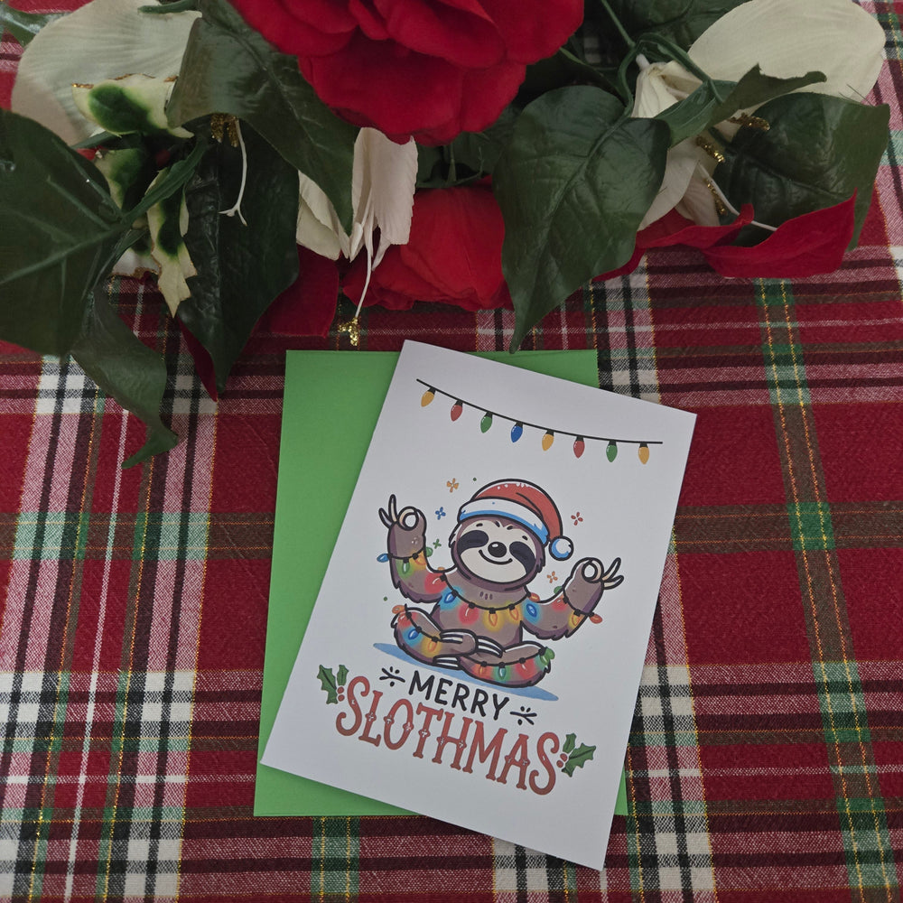 Merry Slothmas Christmas Card (ONLINE ORDER ONLY)
