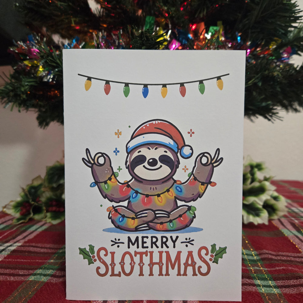 Merry Slothmas Christmas Card (ONLINE ORDER ONLY)