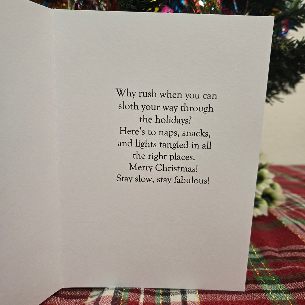 Merry Slothmas Christmas Card (ONLINE ORDER ONLY)