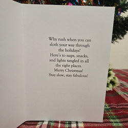 Merry Slothmas Christmas Card (ONLINE ORDER ONLY)