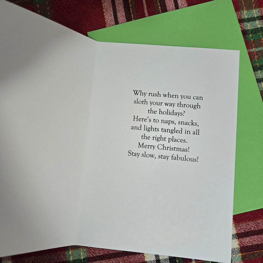 Merry Slothmas Christmas Card (ONLINE ORDER ONLY)