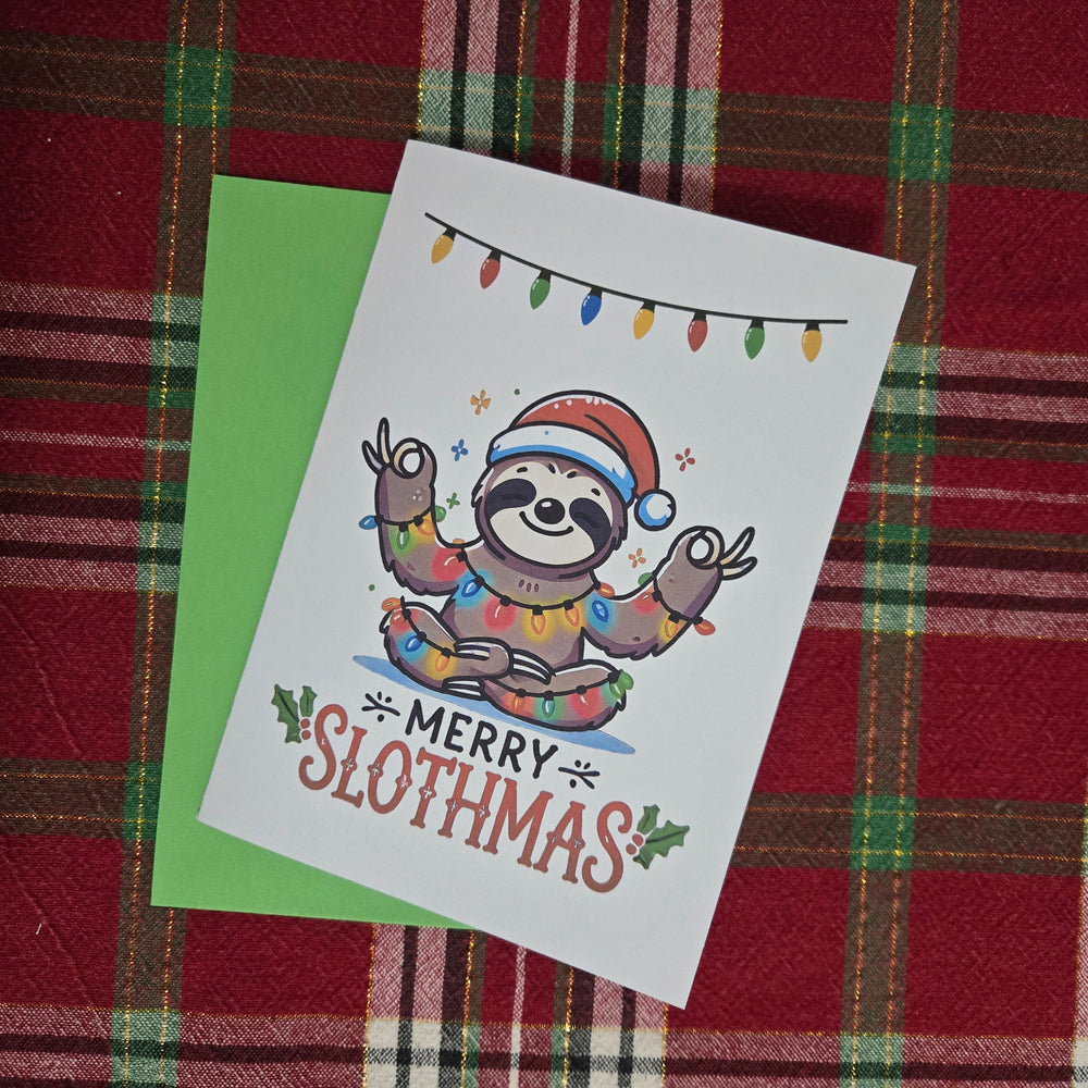 Merry Slothmas Christmas Card (ONLINE ORDER ONLY)