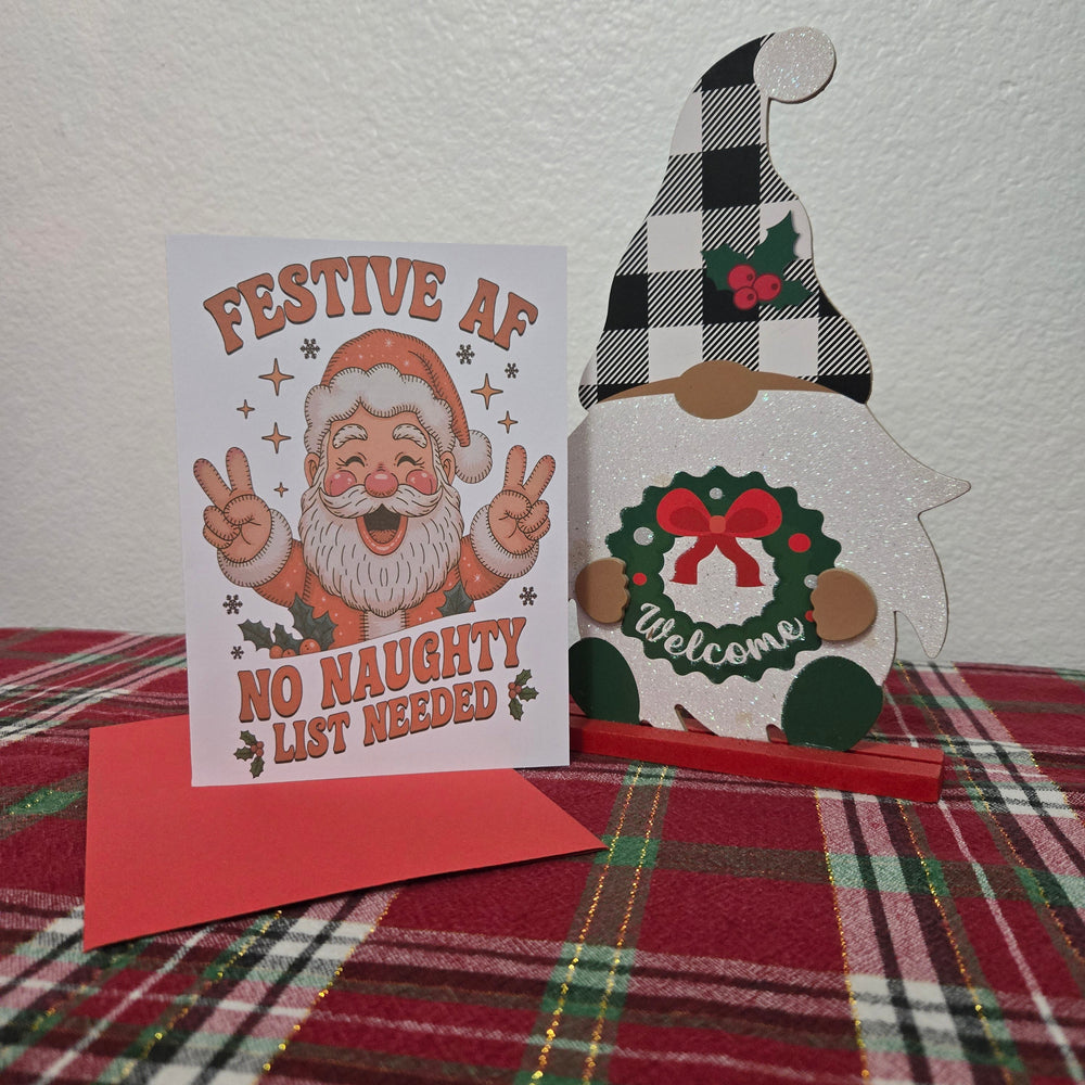 Festive AF Christmas Card (ONLINE ORDER ONLY)
