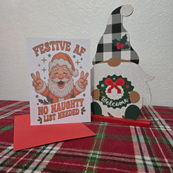 Festive AF Christmas Card (ONLINE ORDER ONLY)