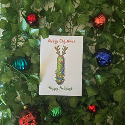 Reindeer Pickle Christmas Card (ONLINE ORDER ONLY)