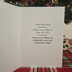 Reindeer Pickle Christmas Card (ONLINE ORDER ONLY)