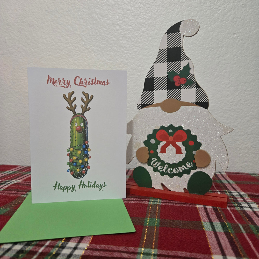Reindeer Pickle Christmas Card (ONLINE ORDER ONLY)