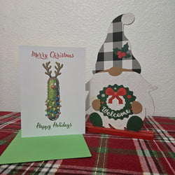 Reindeer Pickle Christmas Card (ONLINE ORDER ONLY)