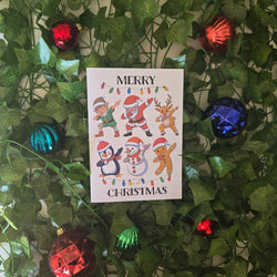 Dancing Dabbing Christmas Card (ONLINE ORDER ONLY)