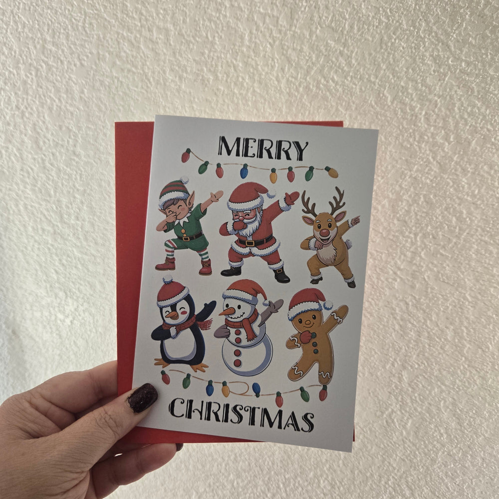 Dancing Dabbing Christmas Card (ONLINE ORDER ONLY)