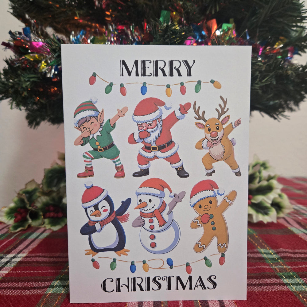 Dancing Dabbing Christmas Card (ONLINE ORDER ONLY)