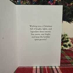 Dancing Dabbing Christmas Card (ONLINE ORDER ONLY)