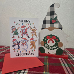 Dancing Dabbing Christmas Card (ONLINE ORDER ONLY)