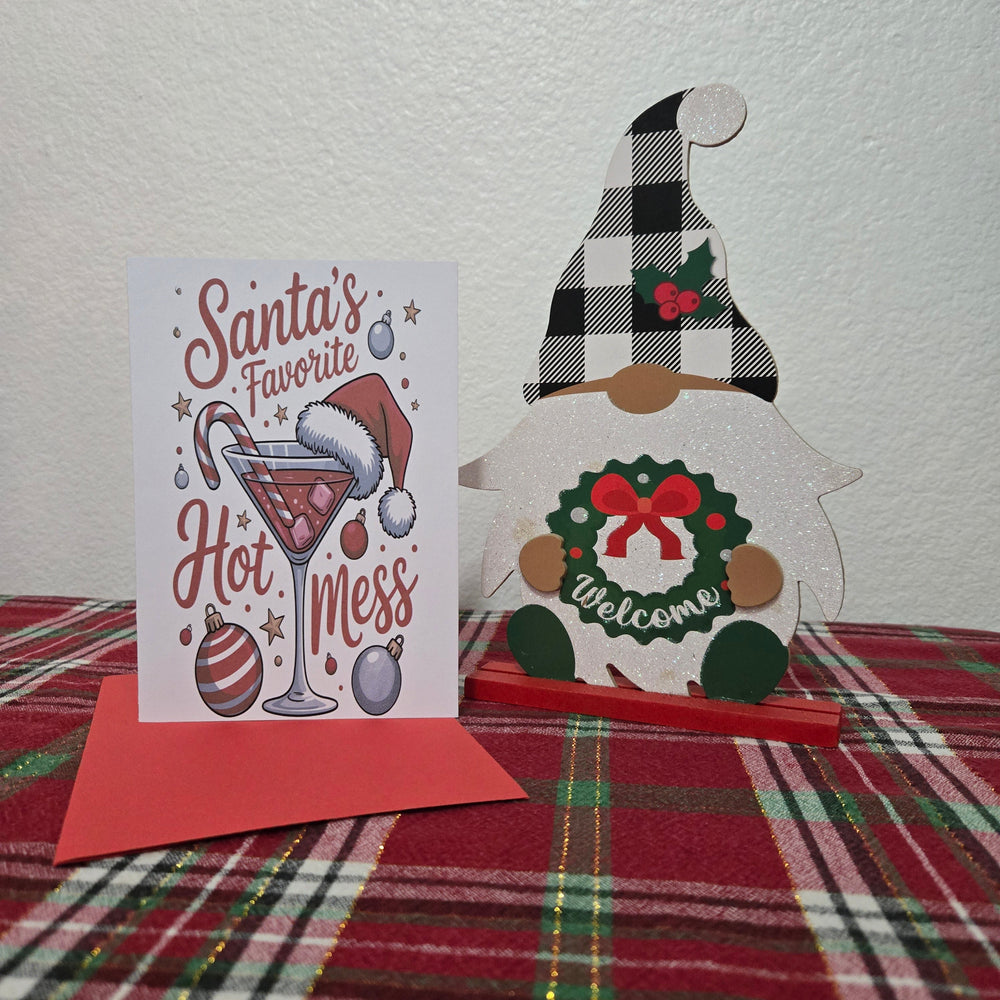 Santa's Favorite Hot Mess Christmas Card (ONLINE ORDER ONLY)