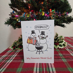 BBQ Snowmen Christmas Card (ONLINE ORDER ONLY)