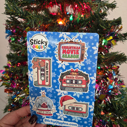 Classic Retro Christmas Sticker Sheet (ONLINE ORDER ONLY)
