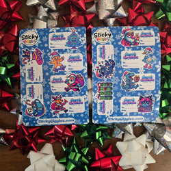Christmas Gift Tag Sticker Sheets (ONLINE ORDER ONLY)