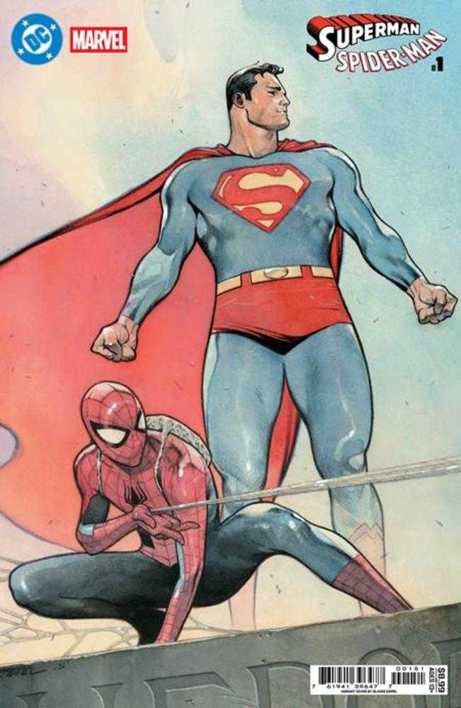DC Marvel Superman Spider-Man #1 (One Shot) Cover E Olivier Coipel Card Stock Variant (ONLINE ORDER ONLY)