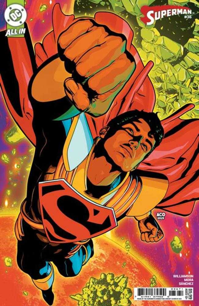 Superman #36 Cover G Aco Reign Of The Superboys Connecting Card Stock Variant (ONLINE ORDER ONLY)