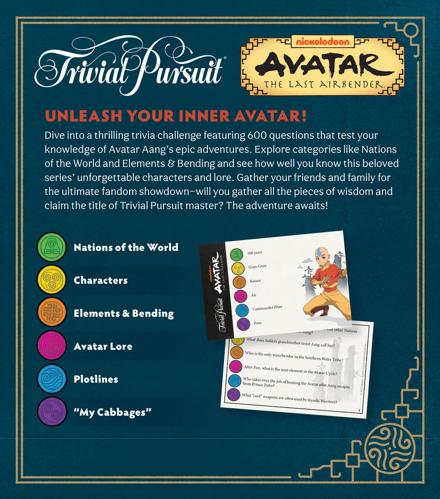 Trivial Pursuit: Avatar - The Last Airbender (ONLINE ORDER ONLY)