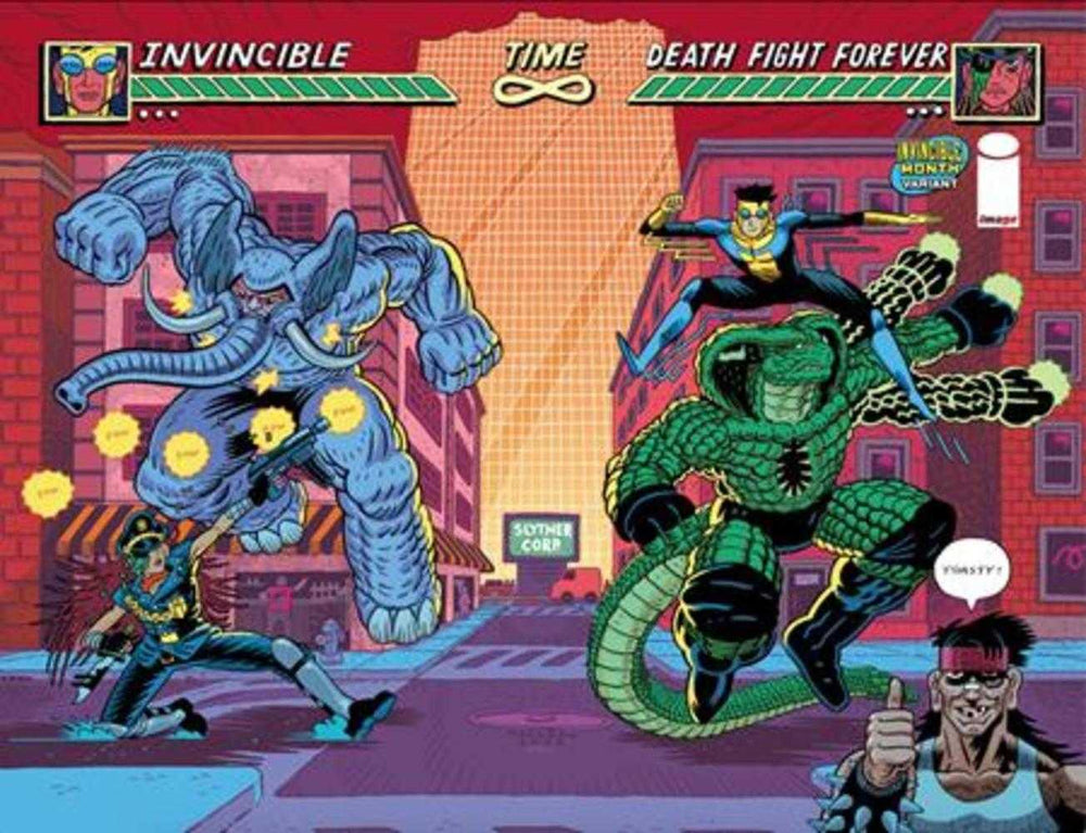 Death Fight Forever #2 (Of 5) Cover D Andrew Maclean Invincible Team Up Wraparound Variant (Mature) (ONLINE ORDER ONLY)
