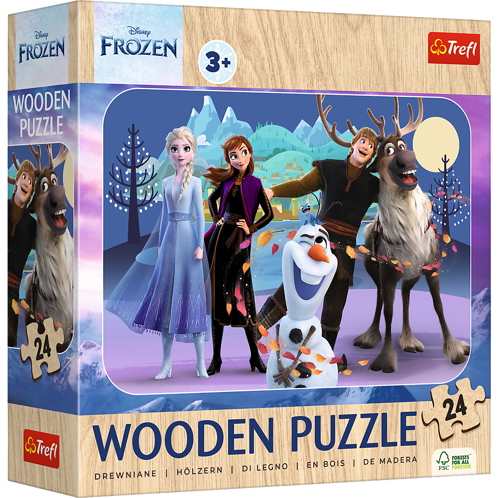 Trefl Wooden Disney Amazing Frozen 24 Piece Puzzle (ONLINE ORDER ONLY)