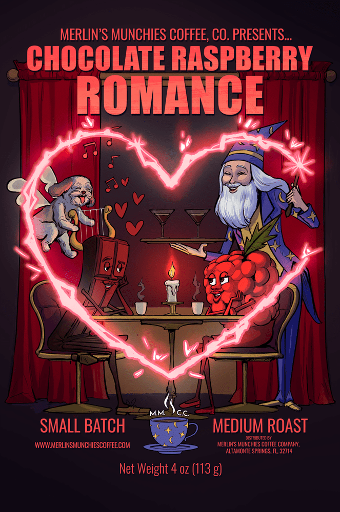 DECAF Chocolate Raspberry Romance 12 oz (ONLINE ORDER ONLY)