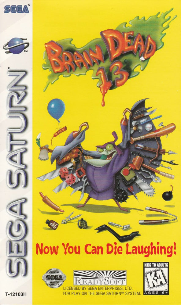 Brain Dead 13 (Sega Saturn) (ONLINE ORDER ONLY)