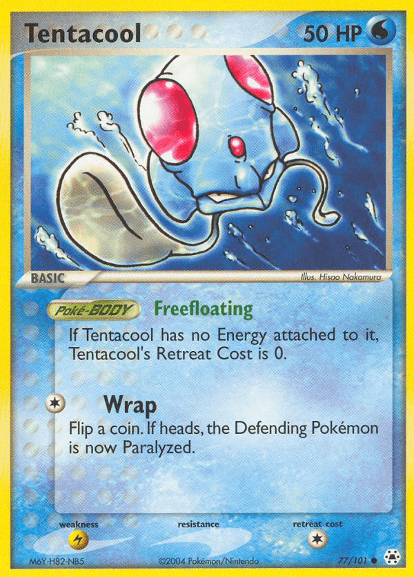 Tentacool (77/101) [EX: Hidden Legends] (Online Only)