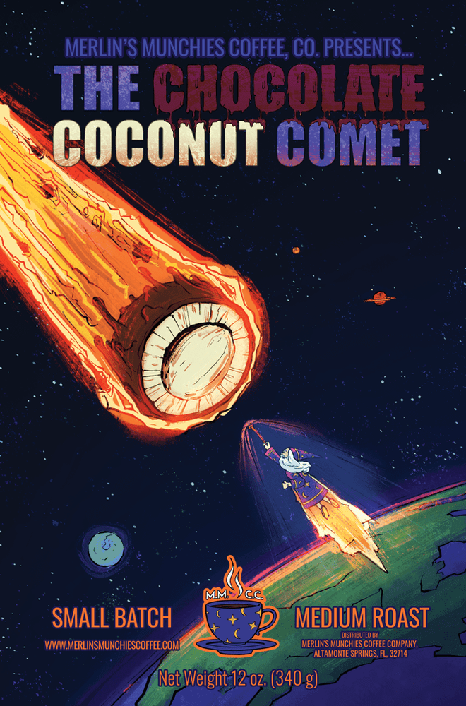 DECAF Chocolate Coconut Comet 12 oz (ONLINE ORDER ONLY)