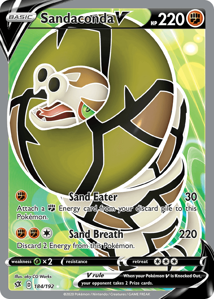 Sandaconda V (184/192) [Sword & Shield: Rebel Clash] (Online Only)