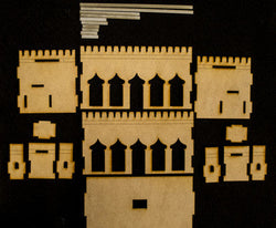 15mm Temple (MDF) - 15MMDF160-1 (Online Order Only)
