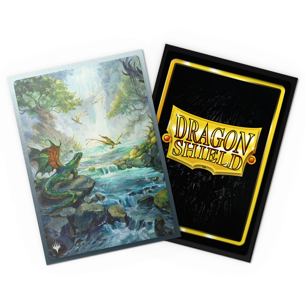 Dragon Shield: Standard 100ct Sleeves - Landfall Series - Misty Rainforest (Dual Matte)