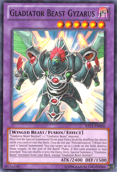 Gladiator Beast Gyzarus [BATT-EN008] Starfoil Rare (ONLINE ORDER ONLY)