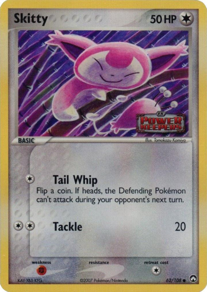 Skitty (62/108) (Stamped) [EX: Power Keepers] (Online Only)