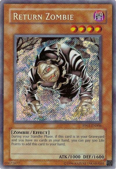 Return Zombie [PP01-EN006] Secret Rare (ONLINE ORDER ONLY)