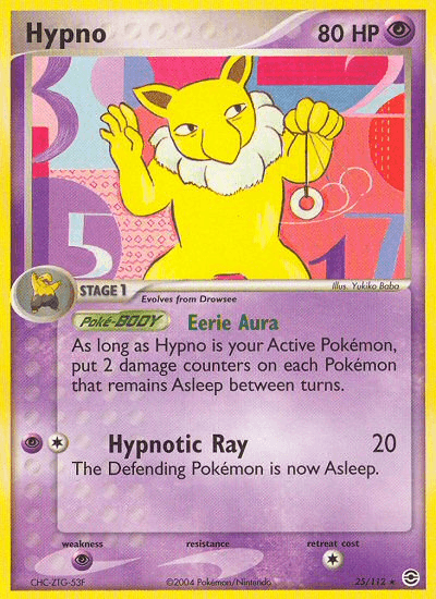 Hypno (25/112) [EX: FireRed & LeafGreen] (Online Only)