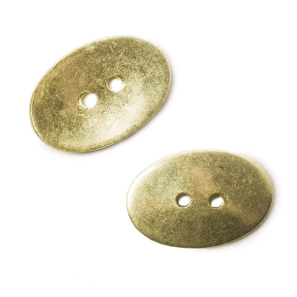 20x14mm 14kt Gold Oval Button 6 pieces (ONLINE ORDER ONLY)