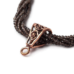 20x9mm Copper Bail Heart Design Set of 2 (ONLINE ORDER ONLY)