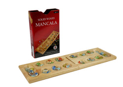 Mancala - Folding Wood Mancala in Tin Case (ONLINE ORDER ONLY)