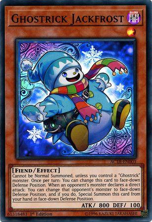 Ghostrick Jackfrost [AC18-EN003] Super Rare (ONLINE ORDER ONLY)