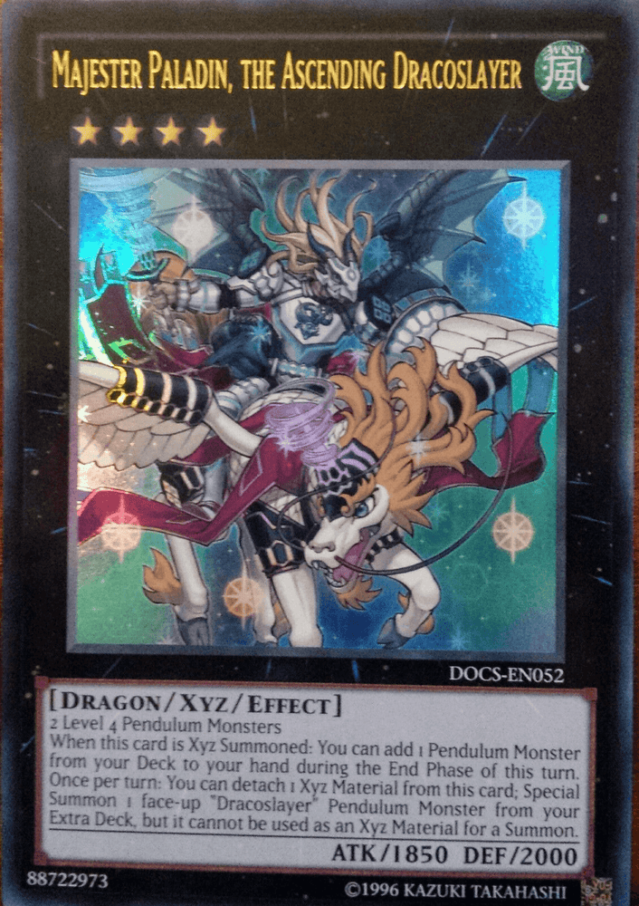 Majester Paladin, the Ascending Dracoslayer [DOCS-EN052] Ultra Rare (ONLINE ORDER ONLY)