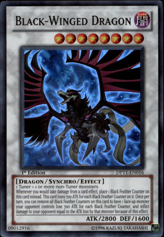 Black-Winged Dragon [DP11-EN016] Super Rare (ONLINE ORDER ONLY)
