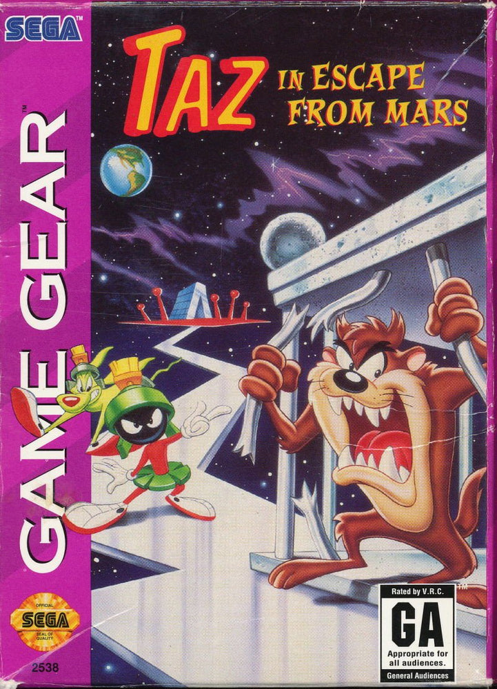 Taz in Escape from Mars (Sega Game Gear) (ONLINE ORDER ONLY)