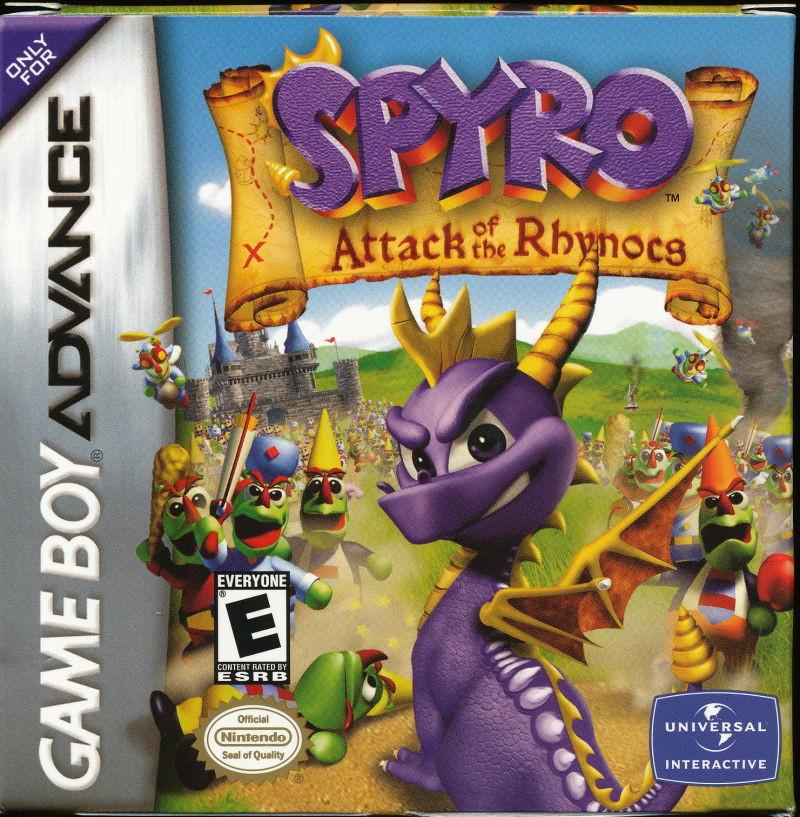 Spyro: Attack Of The Rhynocs (Gameboy Advance) (ONLINE ORDER ONLY)