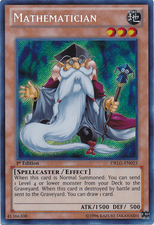 Mathematician [DRLG-EN023] Secret Rare (ONLINE ORDER ONLY)