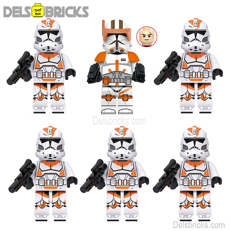 212th Clone Troopers & Commander Cody Star Wars Lego Minifigures Custom Toys (ONLINE ORDER ONLY)