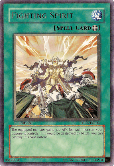 Fighting Spirit [TDGS-EN045] Rare (ONLINE ORDER ONLY)